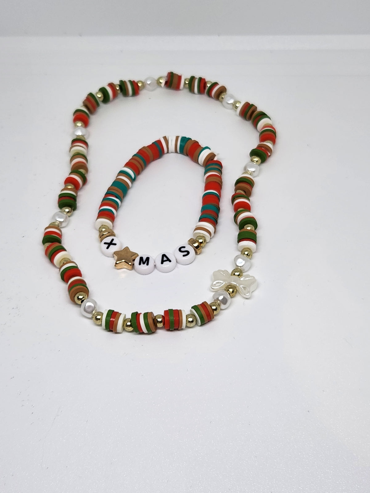 Christmas Set - Clay Beads - Message